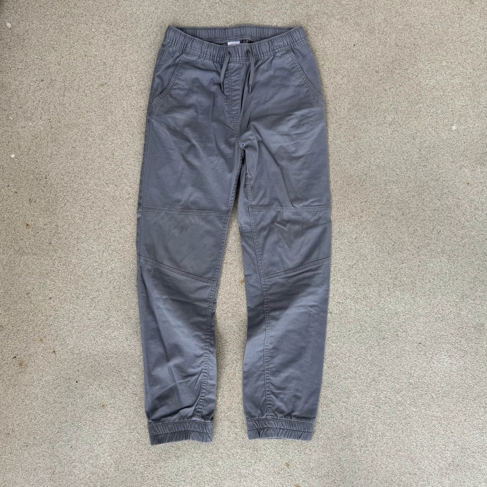 Wonder Nation XL Boys 14-16 Jogger Pants - Gray Elastic Waist Cuffs